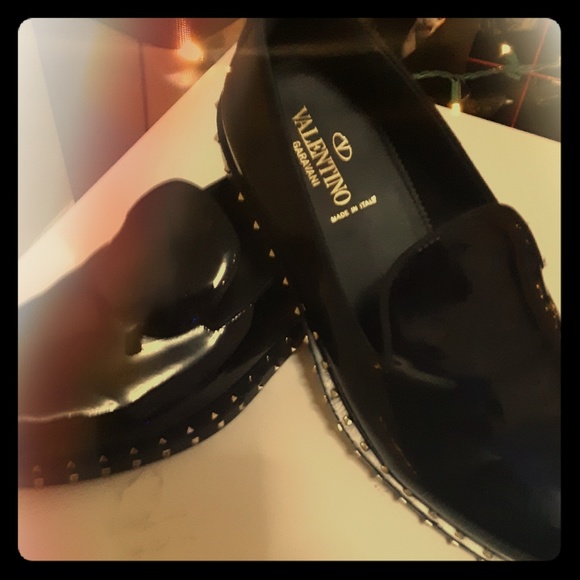 valentino mens studded shoes